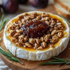 Delicious Baked Brie With Fig Jam Recipe