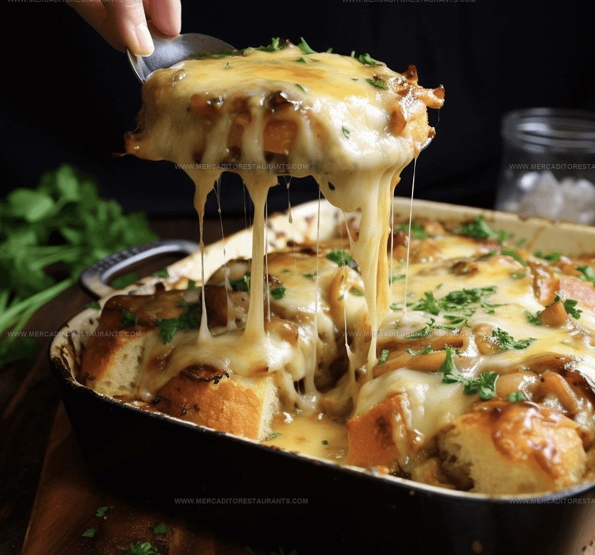 Caramelized-Onion French Onion Chicken Bake Recipe