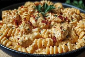Cajun-Spiced Cream Cheese Chicken Pasta Bake Recipe