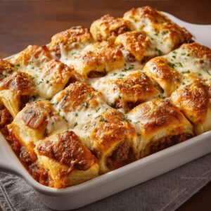 Italian-Style Crescent Roll Sandwich Bake Recipe