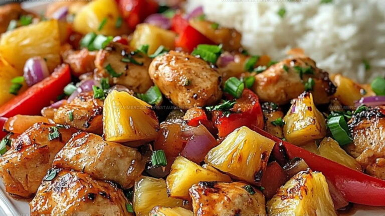 Sweet Sheet Pan Hawaiian Chicken Recipe