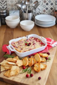 Tangy Baked Cranberry Cream Cheese Dip Recipe