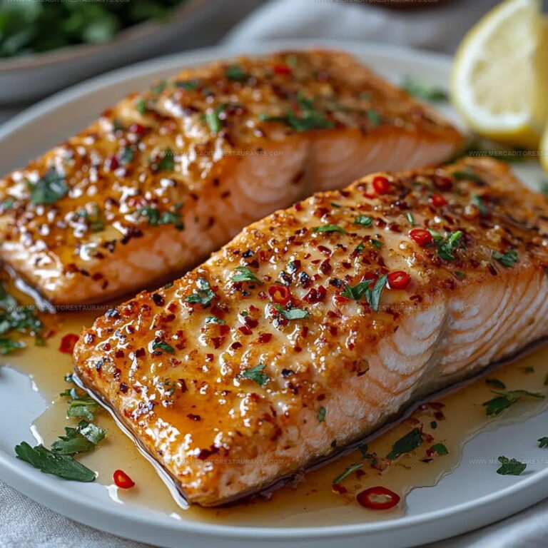 Baked Crunchy Hot Honey Salmon Recipe