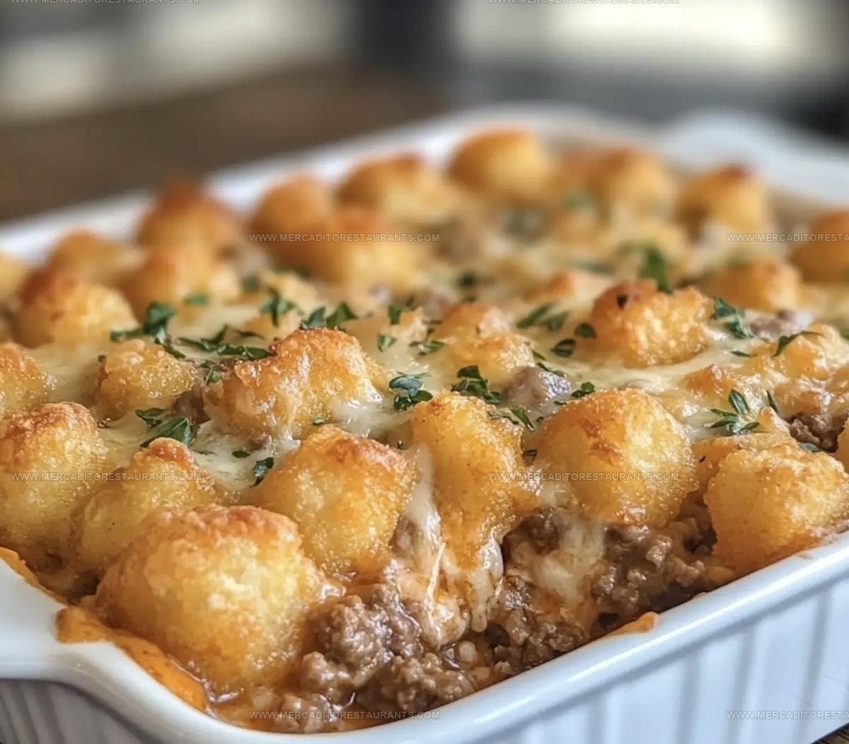 Diner Tater Tot Casserole Recipe