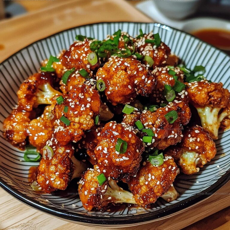 Spicy Korean Gochujang Cauliflower Bake Recipe