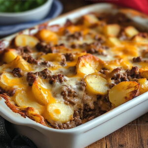 Easy Hamburger Potato Casserole Recipe