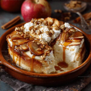 Caramel Cream Cheese Apple Bake Recipe