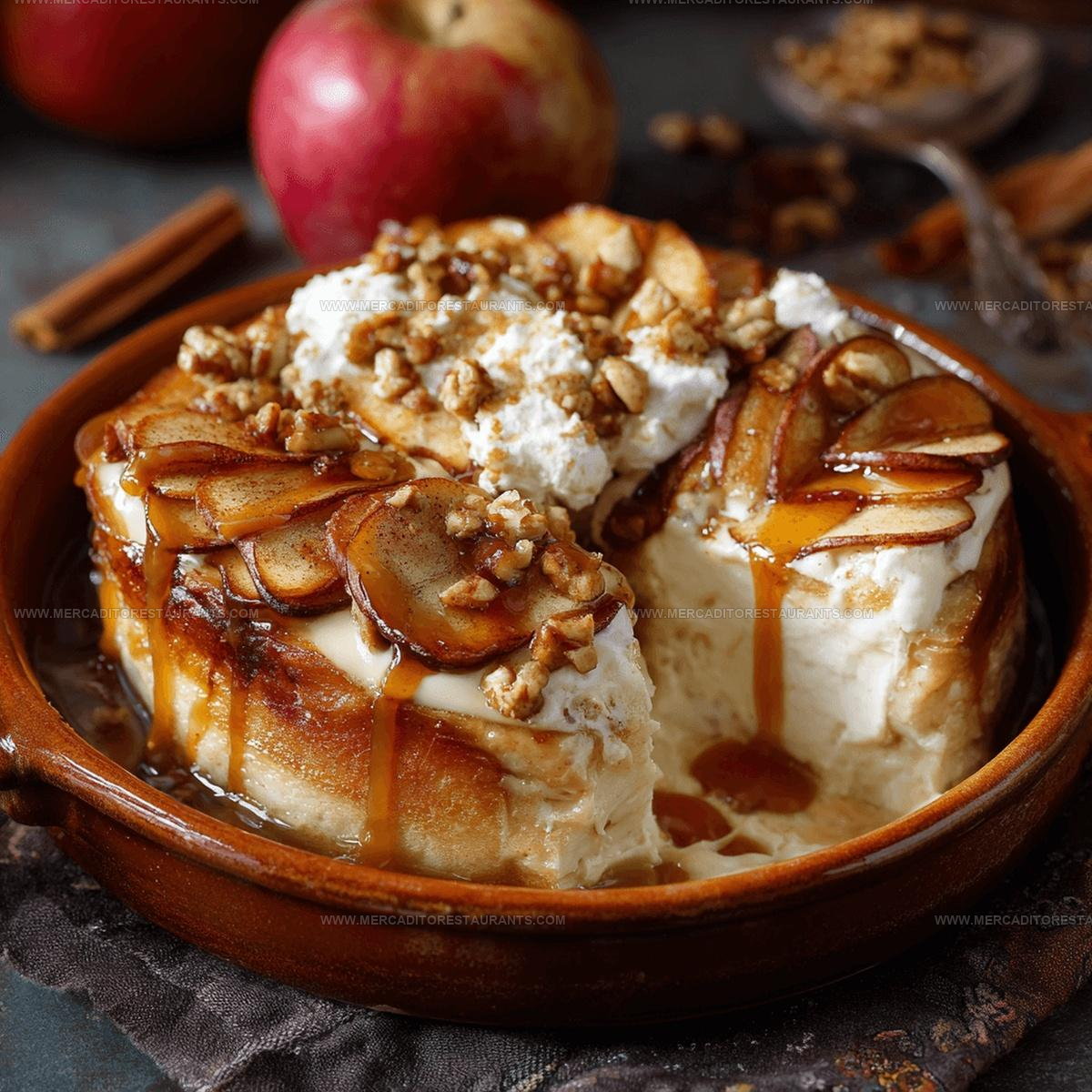 Caramel Cream Cheese Apple Bake Recipe