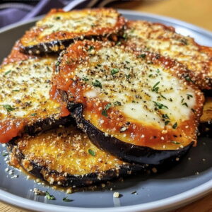 Oven Crisp Eggplant Parmesan Recipe