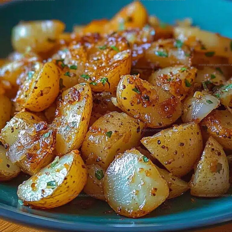 Crispy Oven Fried Potatoes and Onions Recipe