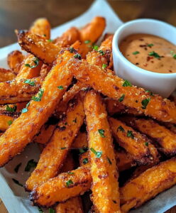 Cornstarch Crispy Oven Sweet Potato Fries Recipe