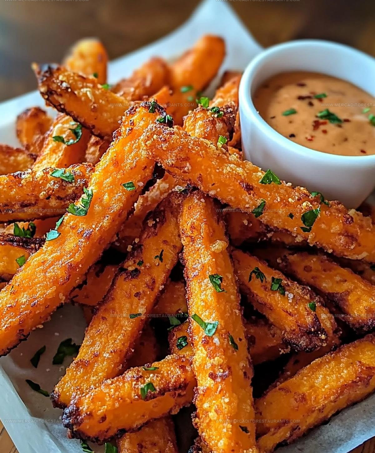 Cornstarch Crispy Oven Sweet Potato Fries Recipe