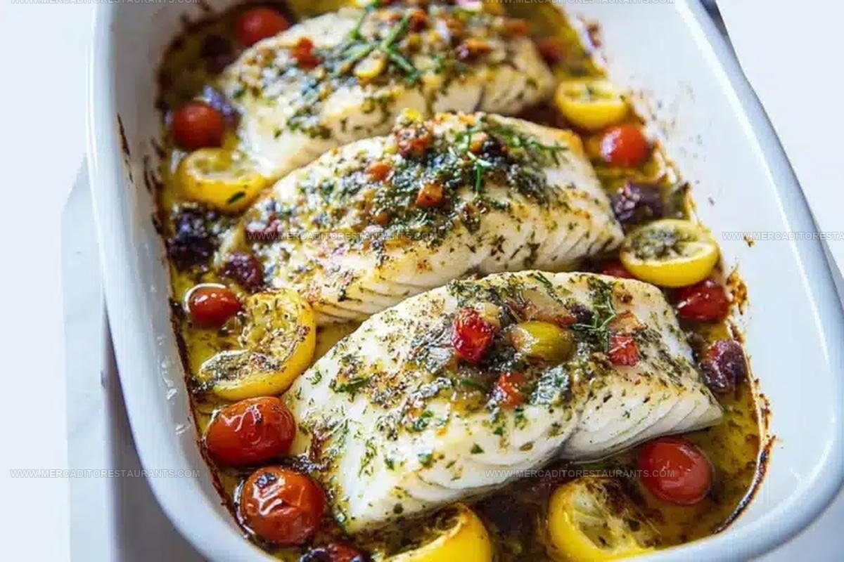 Mediterranean Baked Mackerel Recipe
