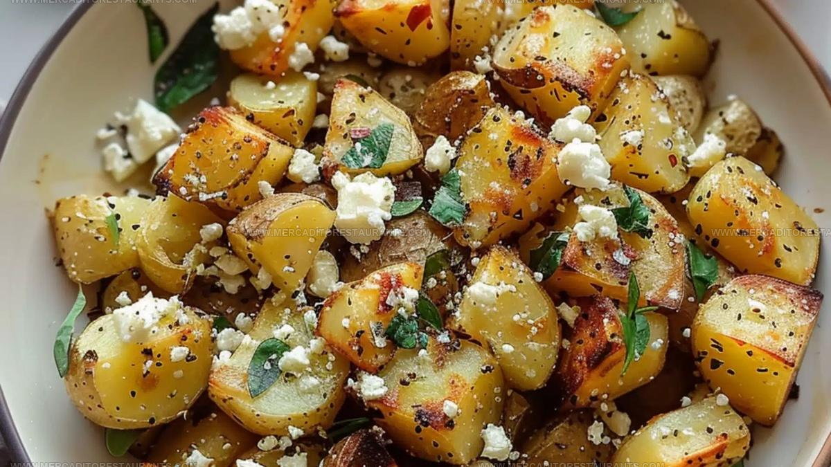 Mediterranean-Style Baked Feta Potatoes Recipe
