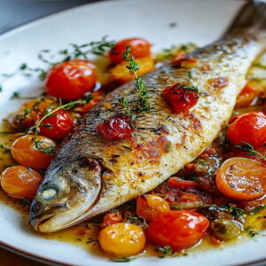 Juicy Mediterranean Baked Fish Recipe