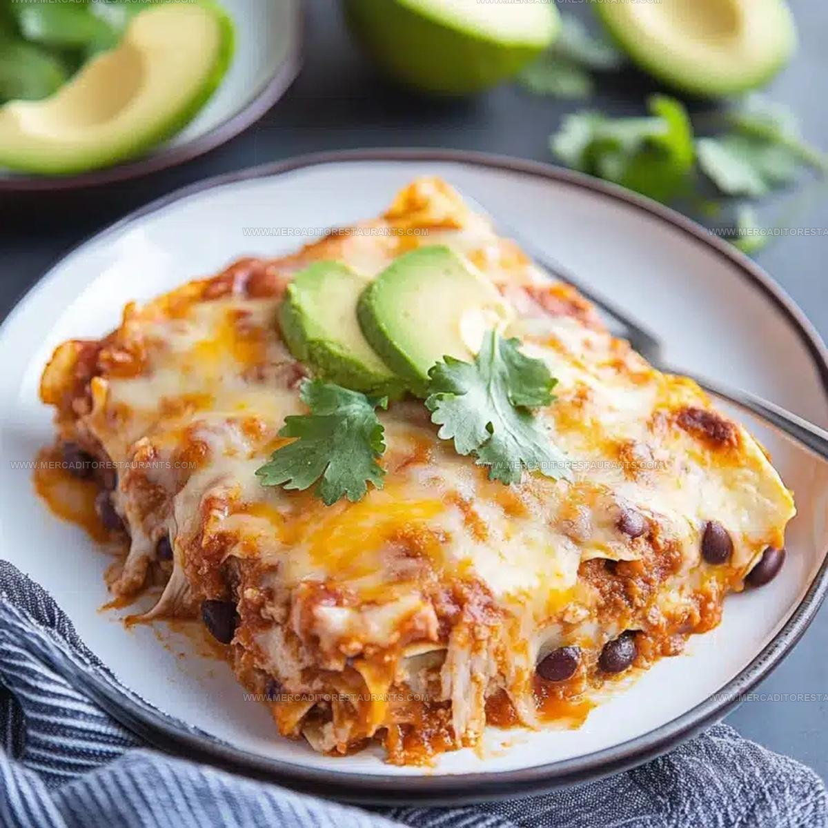 Bean Cheese Enchilada Casserole Recipe