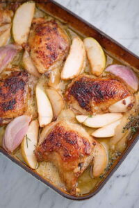 Baked Honey Mustard Chicken Apples Recipe