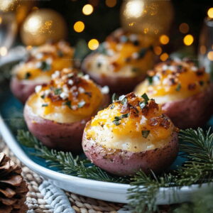 Creamy Twice-Baked Red Potatoes Recipe