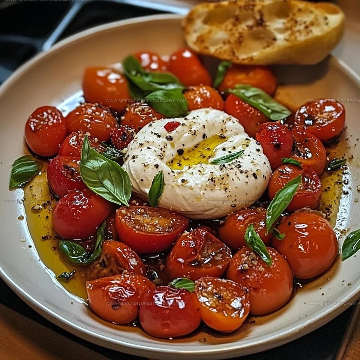 Roasted Tomatoes With Burrata Recipe