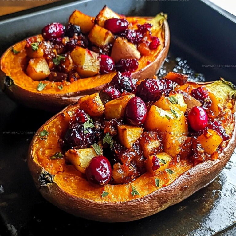 Fruit-Filled Cranberry Apple Sweet Potato Bake Recipe