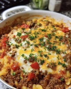 Heartland Missouri Style Beef Pasta Casserole Recipe