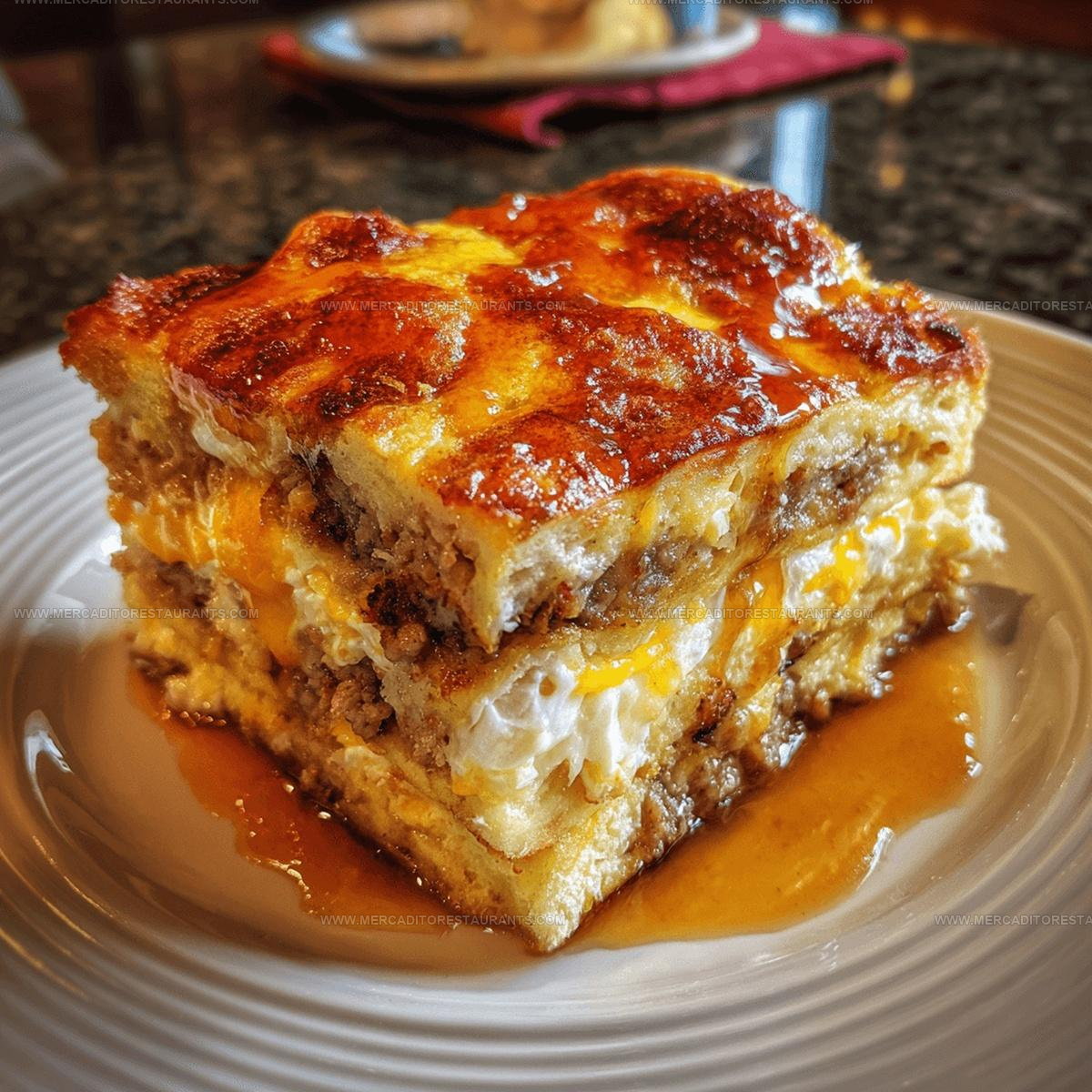 Pancake Sausage Casserole Recipe