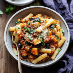Smoky Roasted Eggplant Pasta Recipe