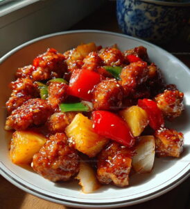 Sweet Tangy Baked Sweet Sour Chicken Recipe
