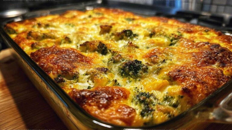 Cheesy Broccoli–Squash Casserole Recipe
