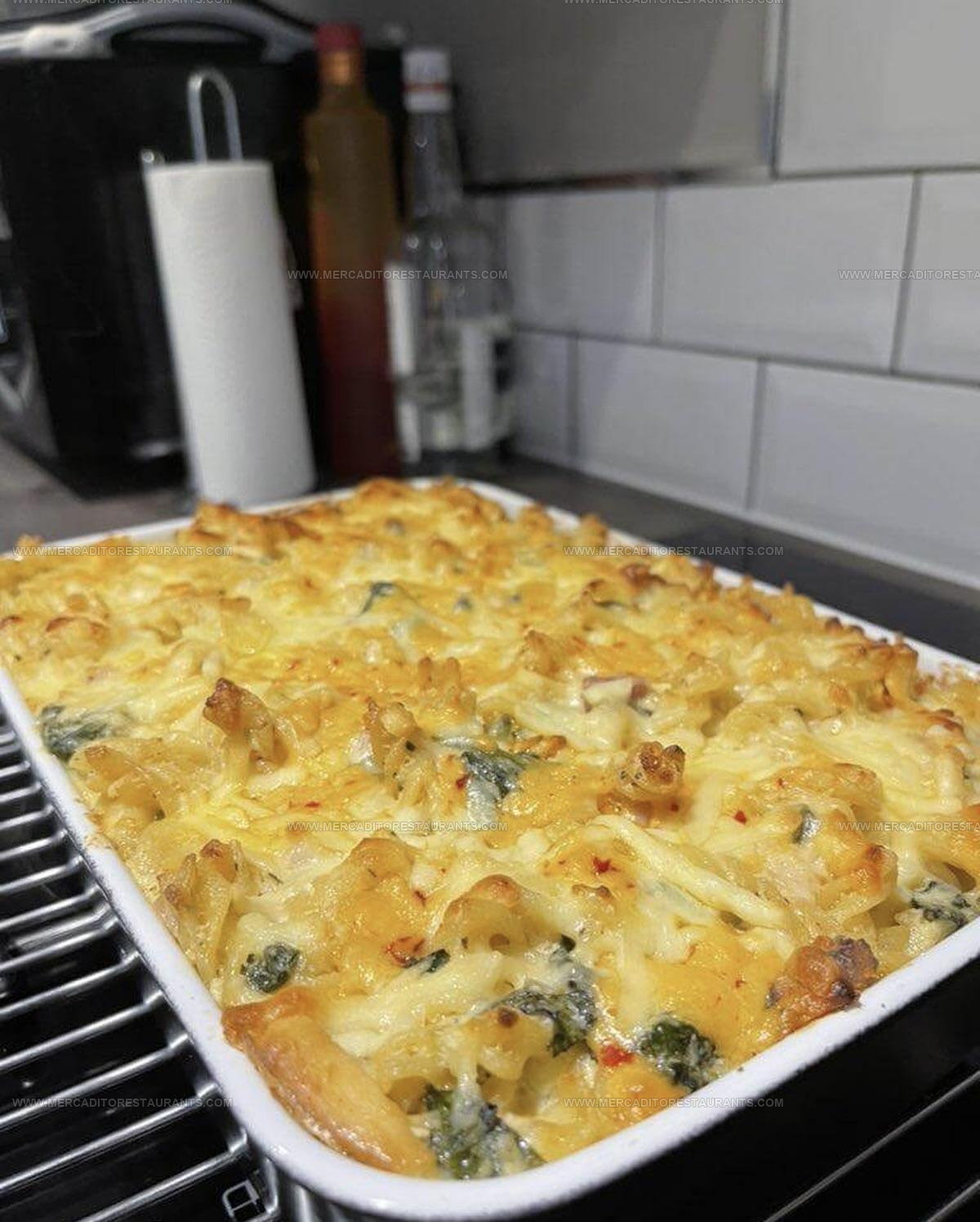 Chicken and Spinach Pasta Bake Recipe