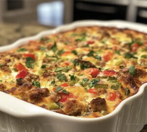 Stuffing Egg Bake Recipe