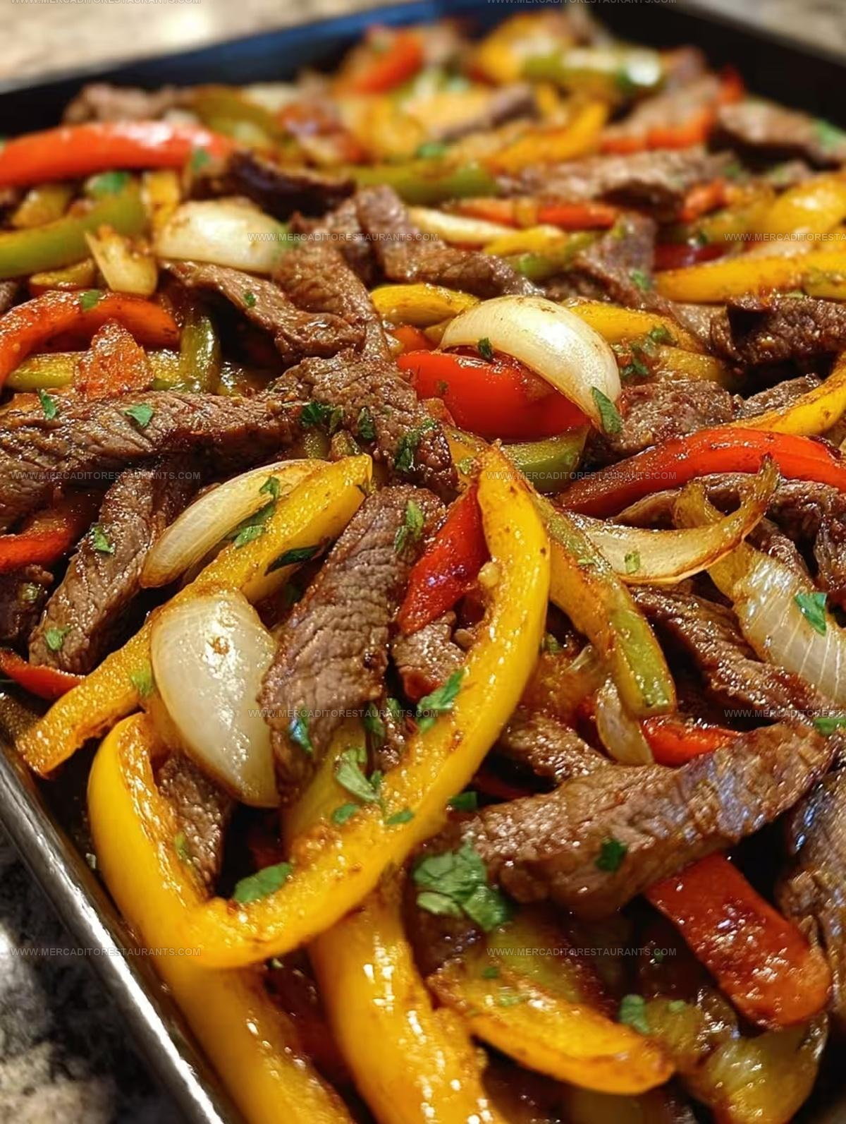 Sheet Pan Beef Fajitas Recipe