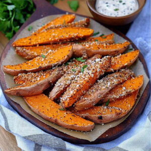 Baked Sweet Potato Wedges Recipe