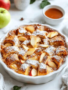 Easy Apple & Cinnamon Roll Casserole Recipe