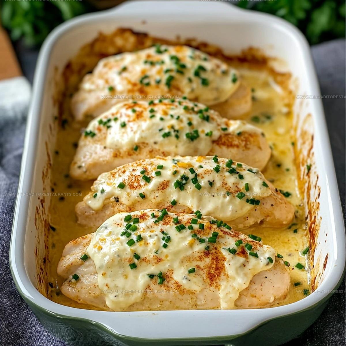 Creamy Herb Baked Cream Cheese Chicken Recipe