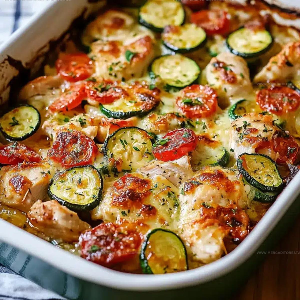 Herb-Roasted Mediterranean Chicken Zucchini Bake Recipe