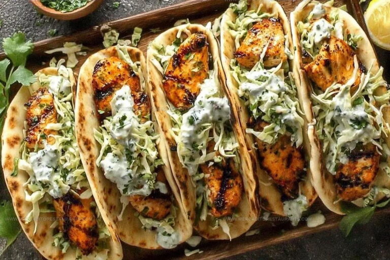 Slaw-Topped Sheet Pan Chicken Pitas Recipe