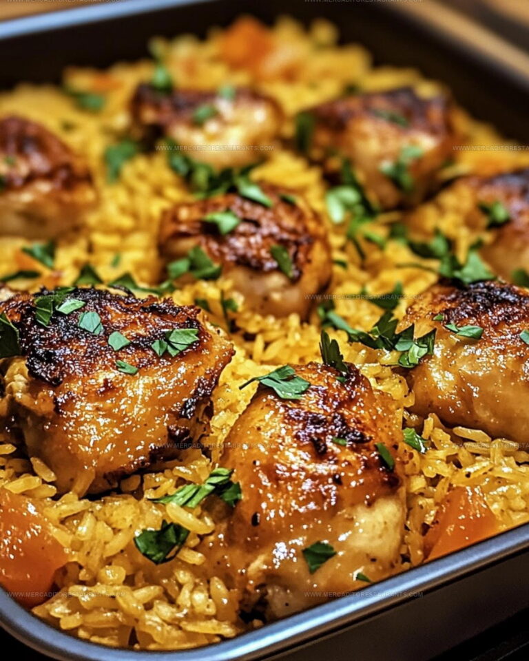 One-Dish Creamy Chicken Rice Recipe