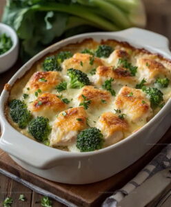 Creamy Family Chicken Broccoli Bake Recipe
