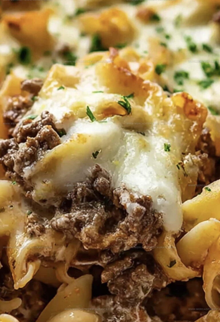 Comfort Creamy Beef Noodle Casserole Recipe