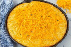 Southern-Style Cheddar Corn Casserole Recipe