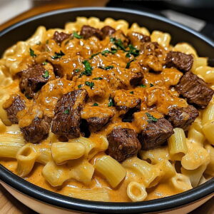 Sweet Heat Honey Buffalo Steak Pasta Bake Recipe