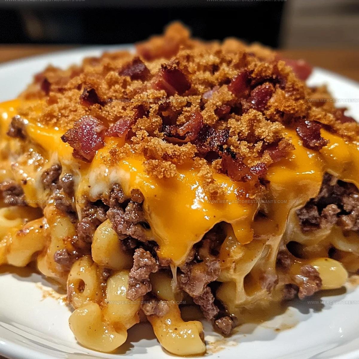 BBQ Bacon Cheeseburger Casserole Recipe
