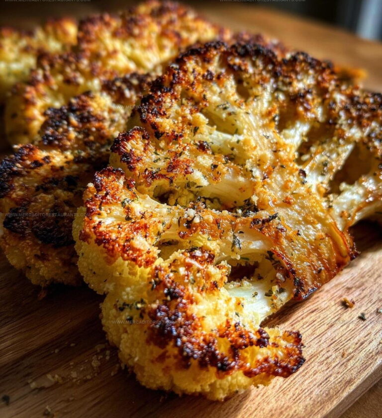 Crispy Baked Cauliflower Steaks Recipe