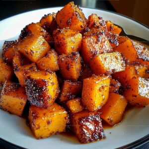 Fall-Style Brown Sugar Butternut Squash Roast Recipe