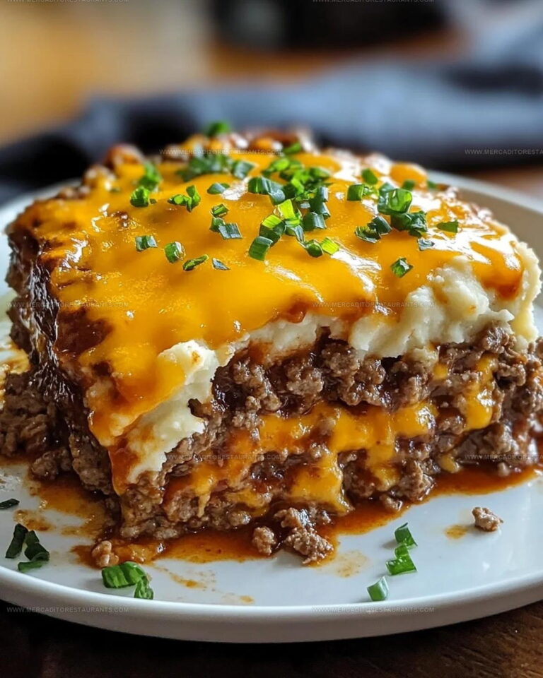 Mashed-Potato Topped Meatloaf Casserole Recipe