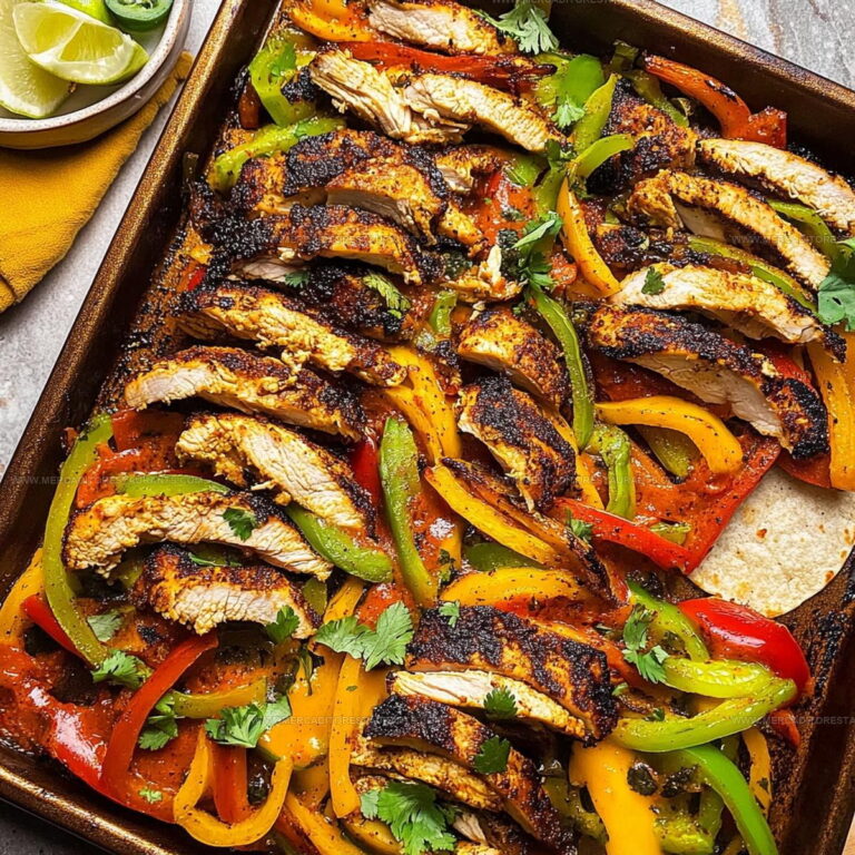 Simple Sheet Pan Chicken Fajitas Recipe