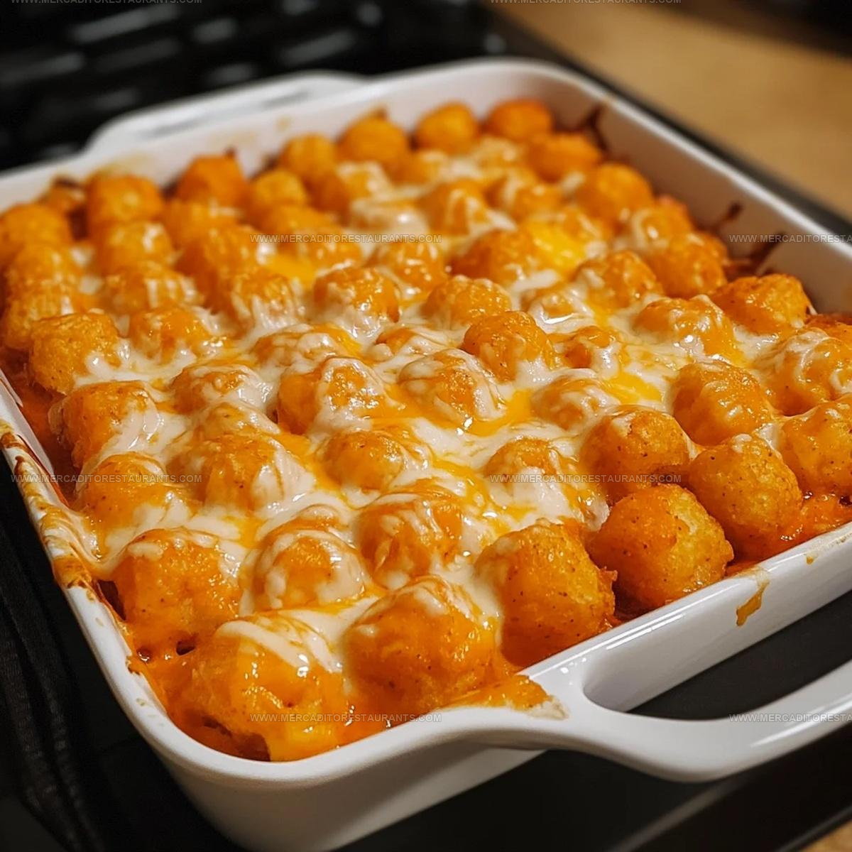 Buffalo Ranch Chicken Tater Tot Bake Recipe