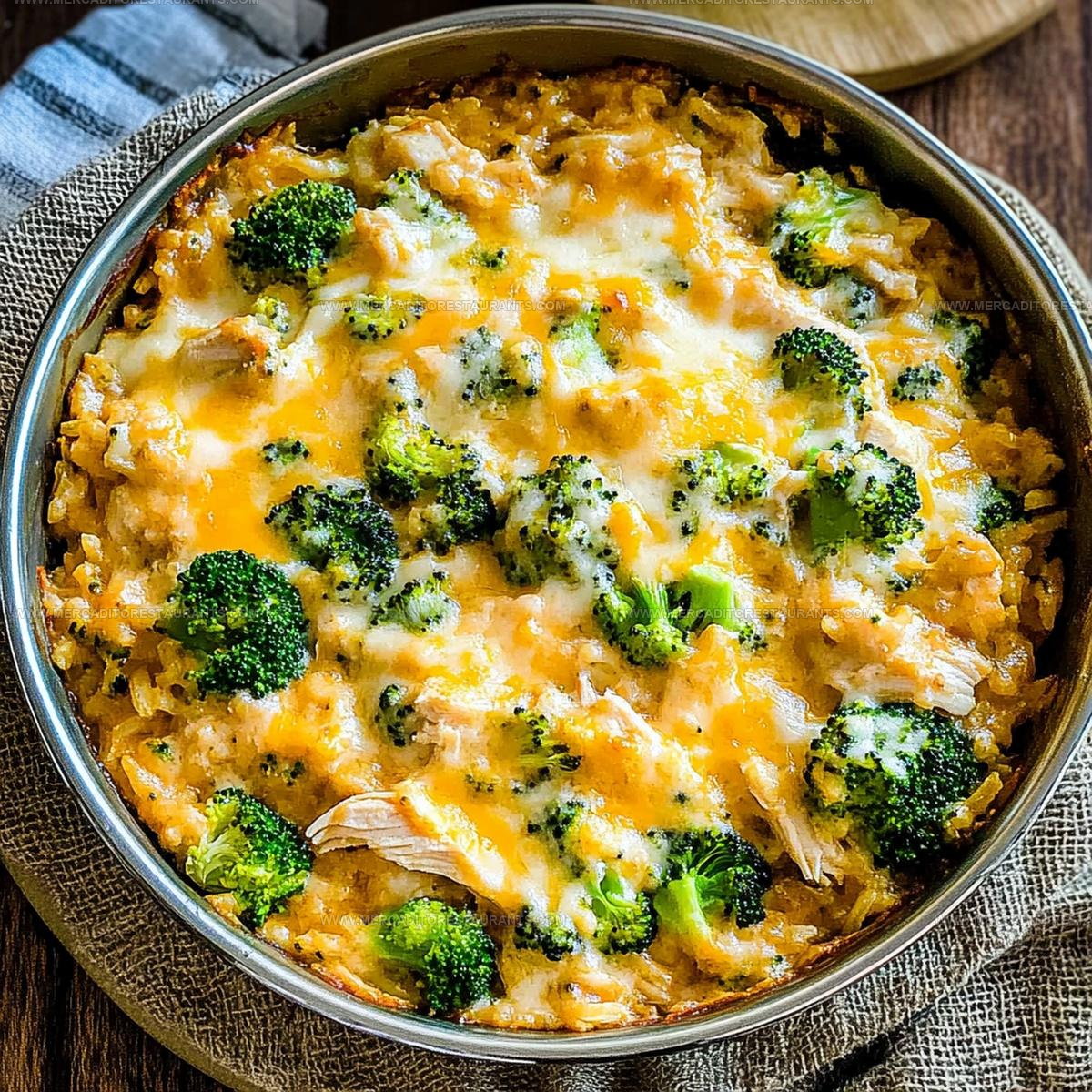 Cheesy Chicken Broccoli Rice Casserole Recipe