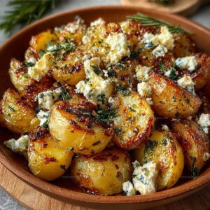 Baked Feta Roast Potatoes Recipe